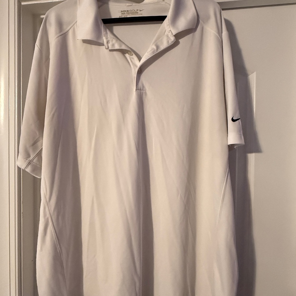Nike Men's Classic White Polo Shirt